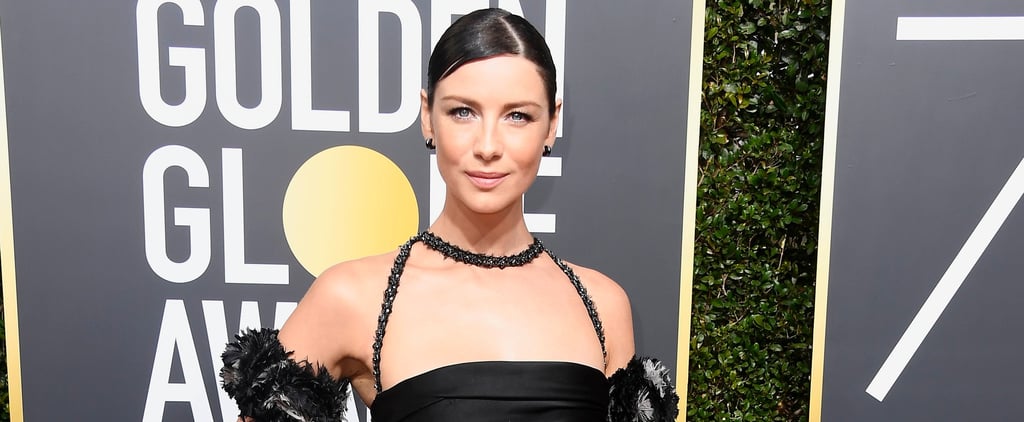 Caitriona Balfe Wearing Chanel at the 2018 Golden Globes
