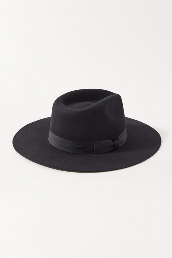 UO Flat Brim Felt Fedora Hat Best Urban Outfitters Clothes August