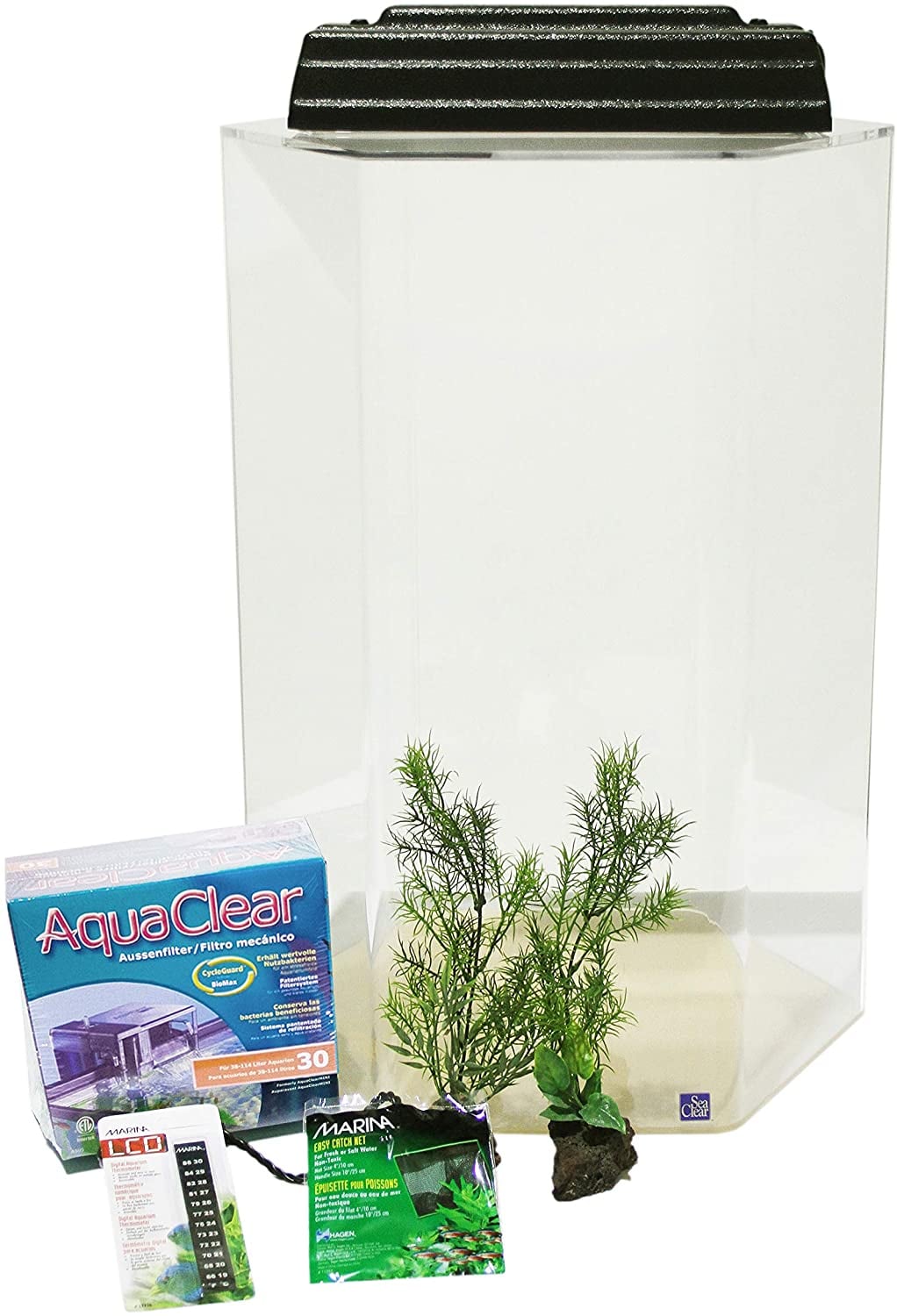 SeaClear Acrylic Aquarium Junior Executive Kit 20 Fish Tanks