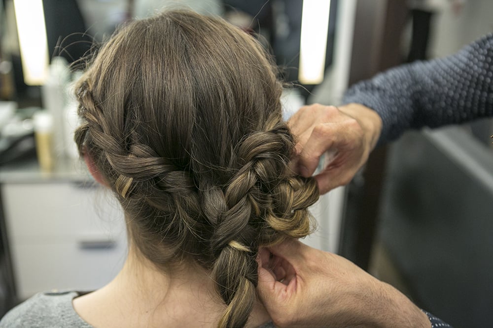 Step Four: Braided Chignon For Brunch