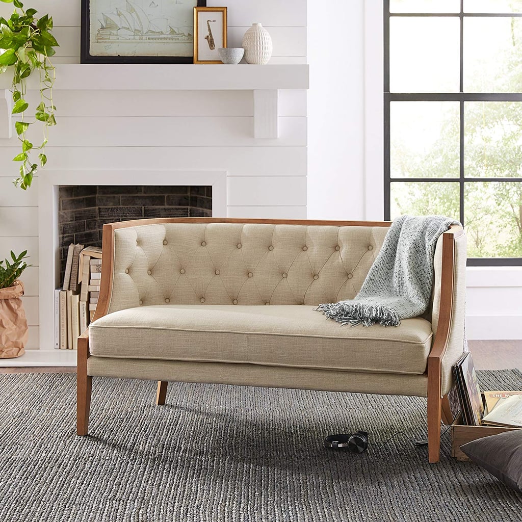 Stone & Beam Laurel Rounded Loveseat Sofa Settee Couch