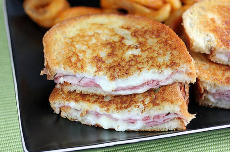 Ham and Jack Grilled Cheese