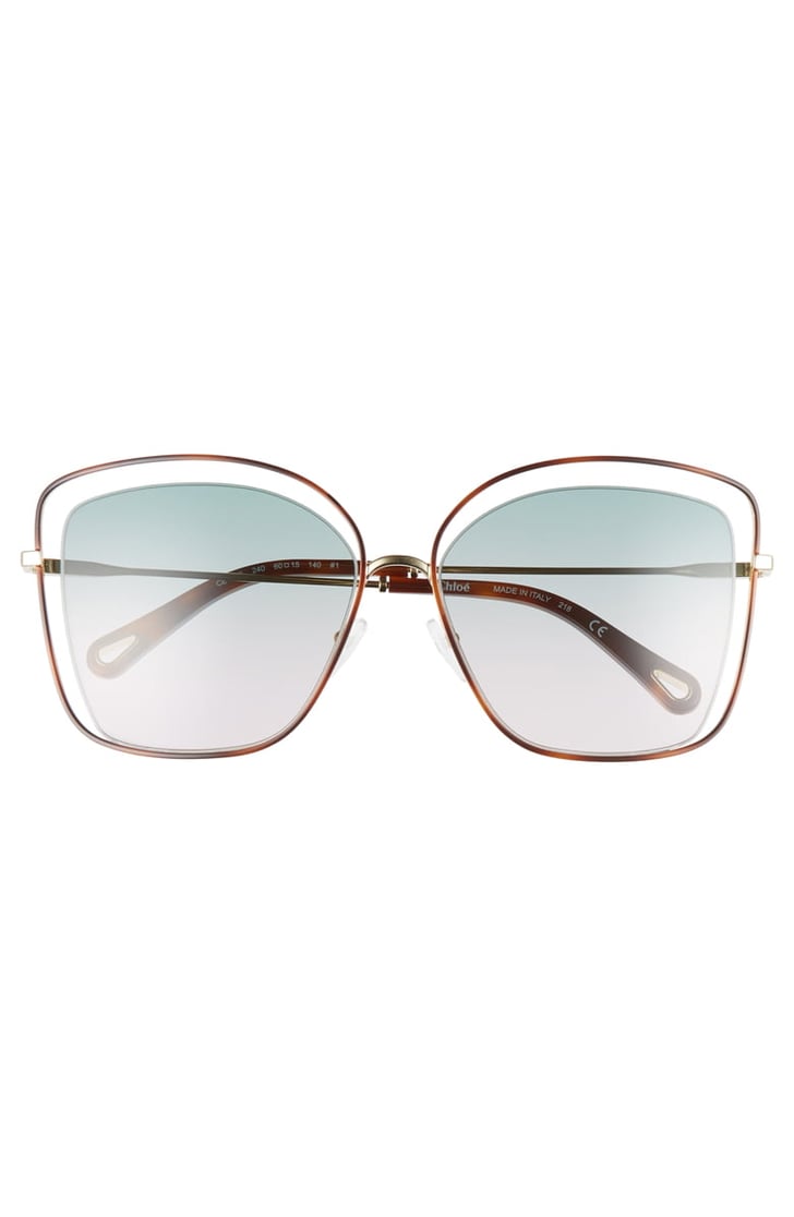 Chloe top halo sunglasses