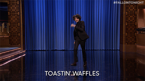 He participated in a dance challenge and nailed his Toasting Waffles choreography.