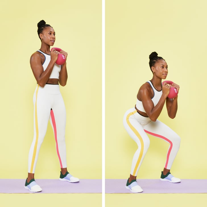 Goblet Squat 17 Best Exercises For a Bigger Butt POPSUGAR Fitness