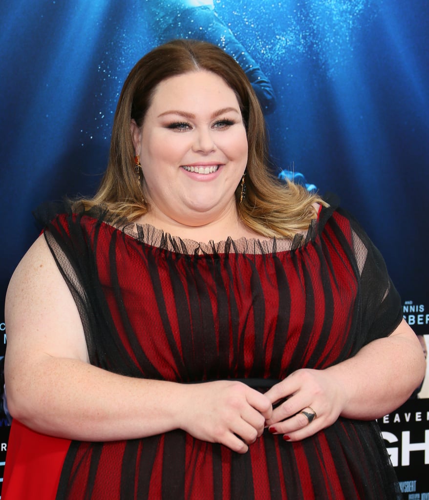 Chrissy Metz Red Dress Black Heels at Breakthrough Premiere