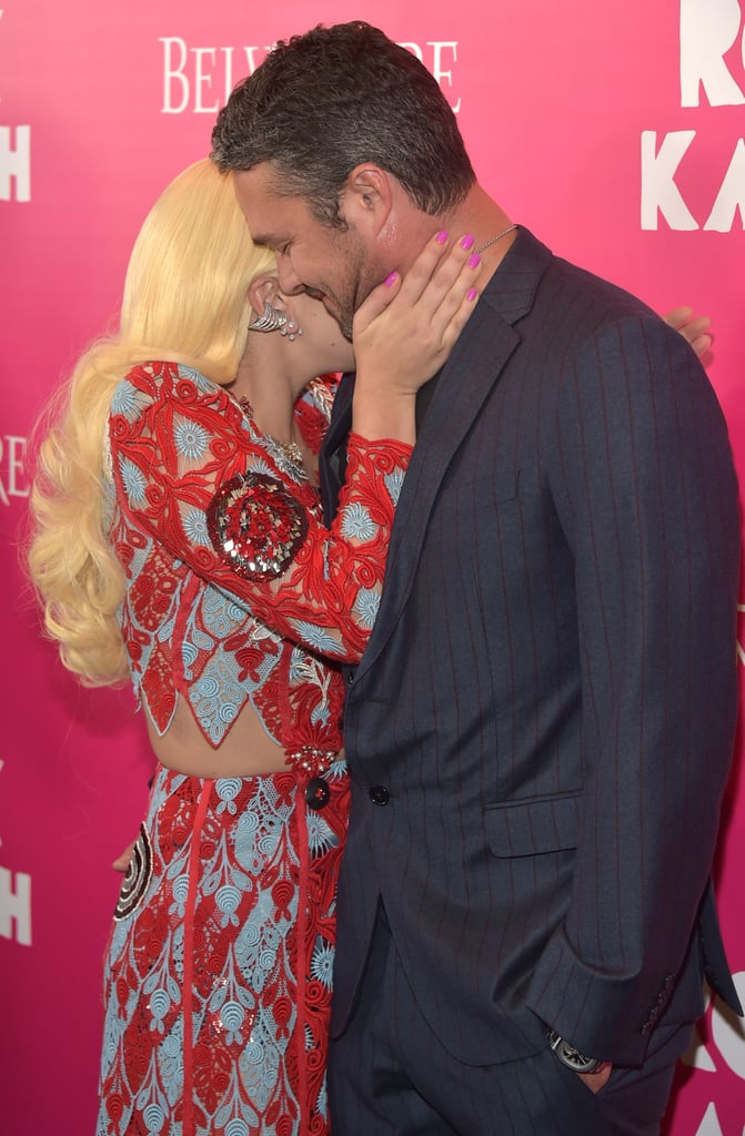 Lady Gaga and Taylor Kinney at the Rock the Kasbah Premiere