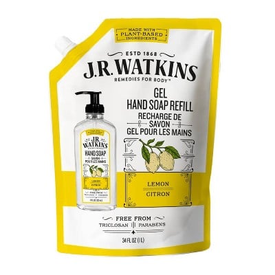 J.R. Watkins Lemon Gel Hand Soap Refill