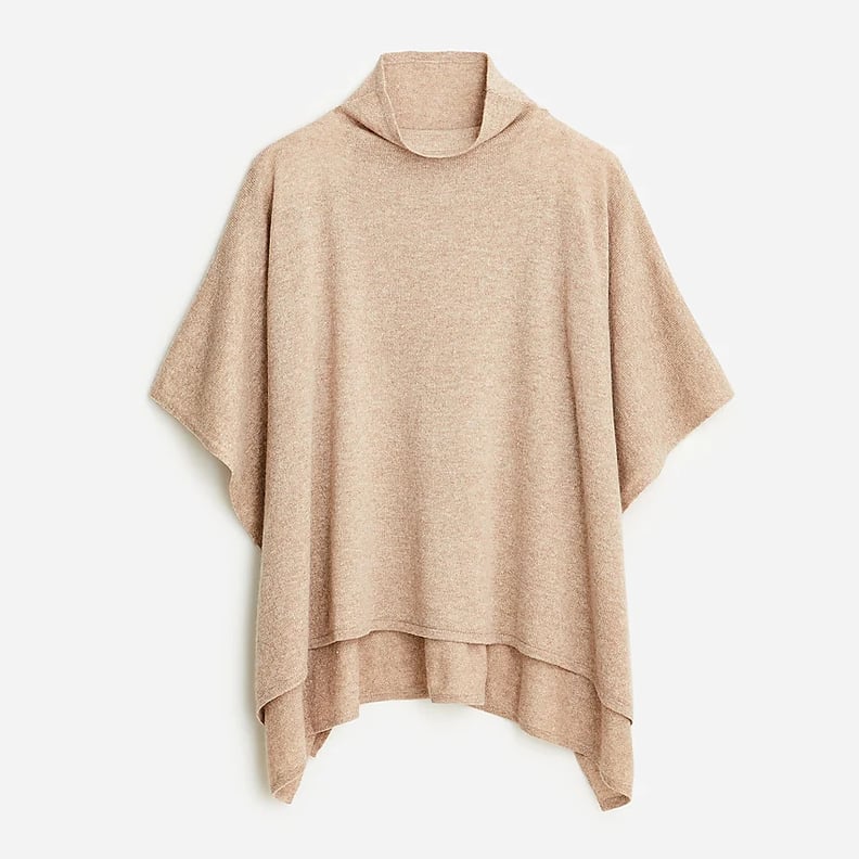 Best Cashmere Poncho: J.Crew Cashmere-Merino Wool Poncho