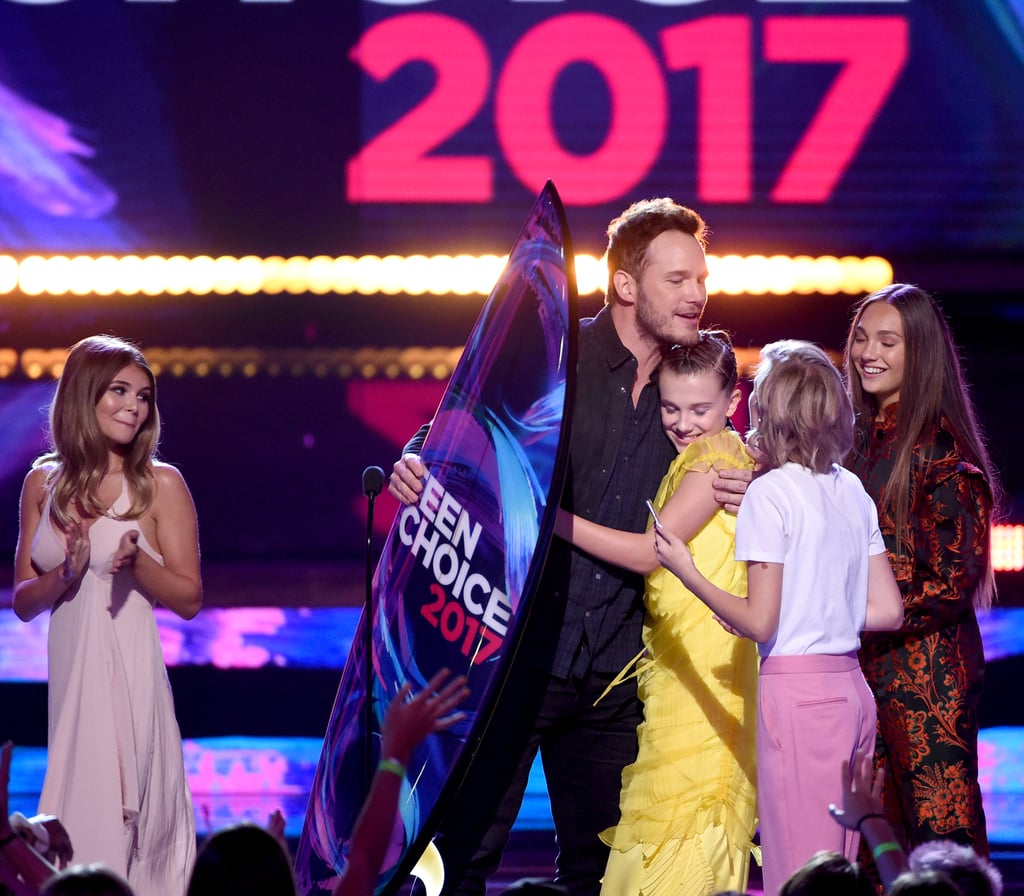 Chris Pratt at the 2017 Teen Choice Awards