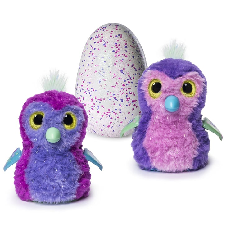 hatchimals glittering garden plush clip on