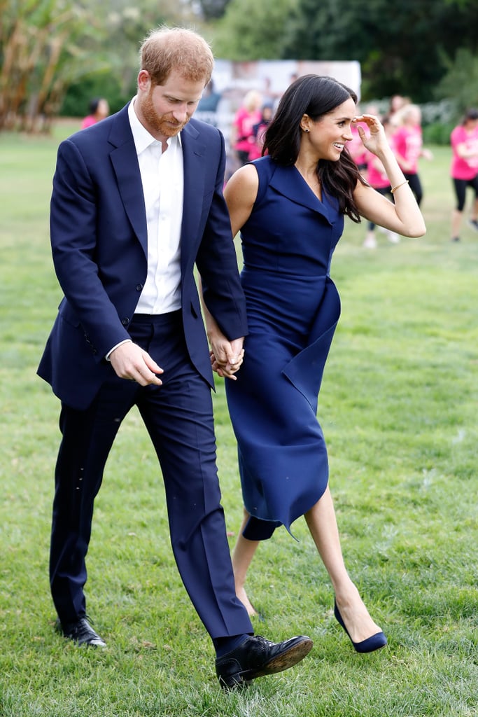 Meghan Markle Wears Dion Lee Dress October 2018