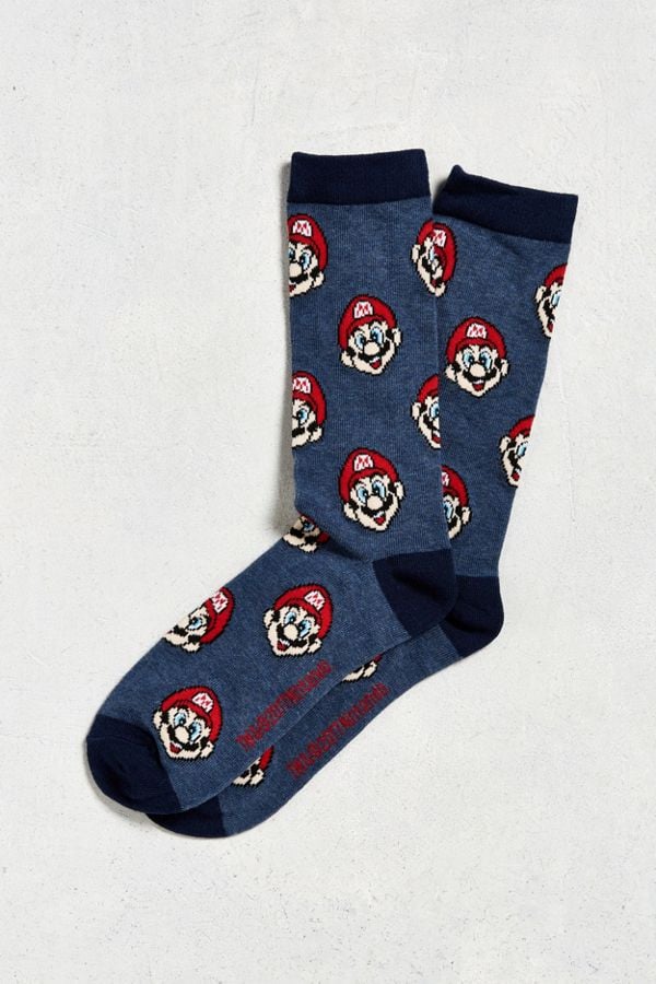 Super Mario Print Socks