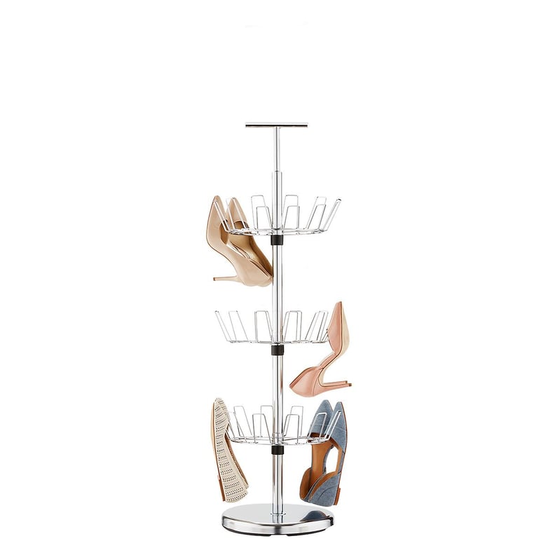 Chrome 3-Tier Shoe Storage Tree