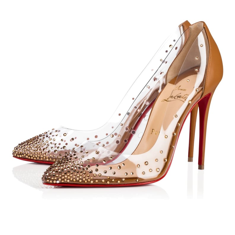 Christian Louboutin Degrastrass PVC Maya Heels