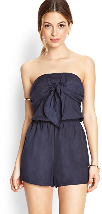 Forever 21 Knot Front Romper