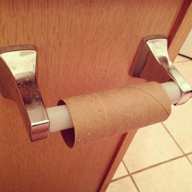 You always have someone to get you a new toilet paper roll.