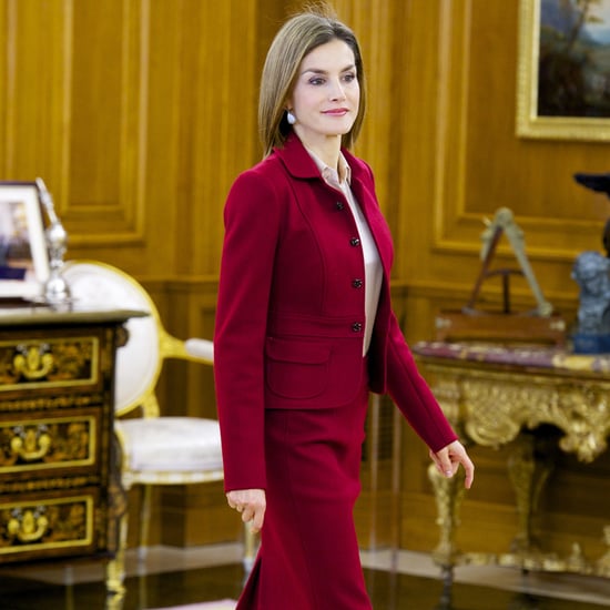 Queen Letizia Wearing a Statement Pair of Fall Pumps