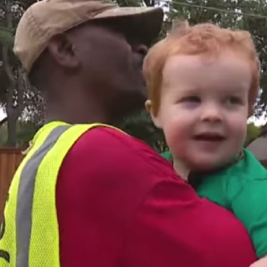 Little Boy Says Goodbye to His Best Friend the Garbage Man