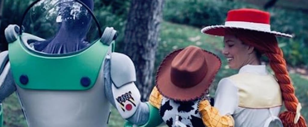 Justin Timberlake and Jessica Biel Channel Toy Story For Halloween
