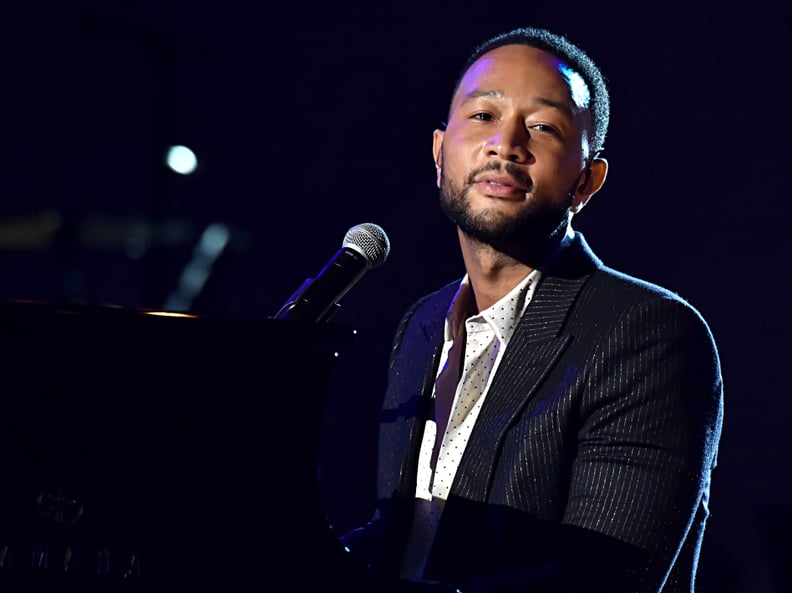 LOS ANGELES, CALIFORNIA - JANUARY 24: John Legend performs onstage during MusiCares Person of the Year honoring Aerosmith at West Hall at Los Angeles Convention Center on January 24, 2020 in Los Angeles, California. (Photo by Lester Cohen/Getty Images for