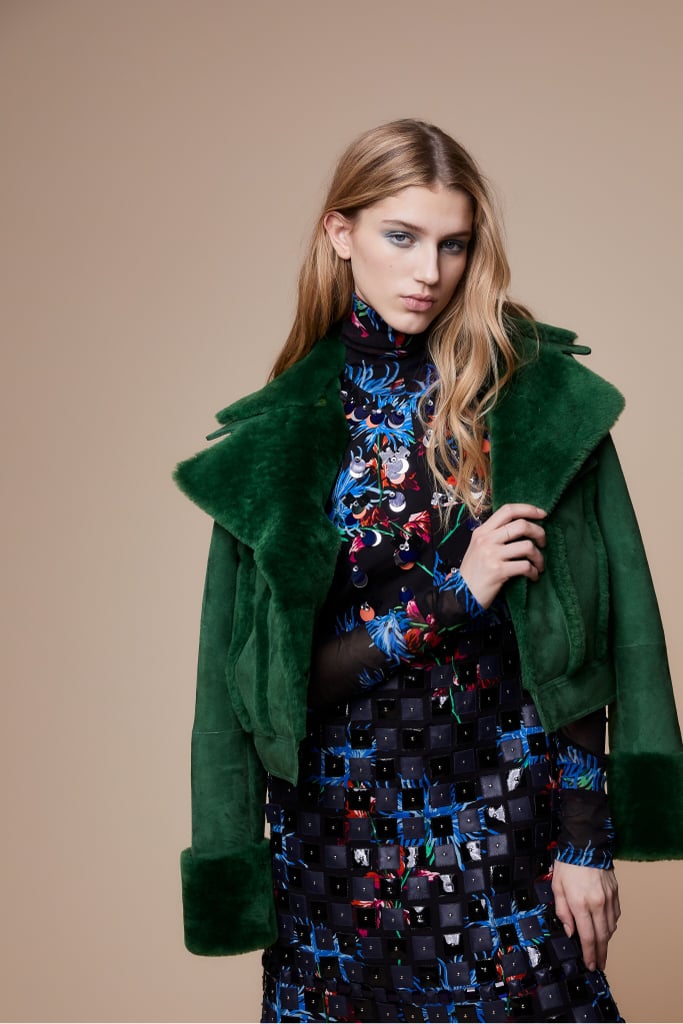 We can definitely imagine Melania opting for a cropped version of a stunning green DVF coat.
