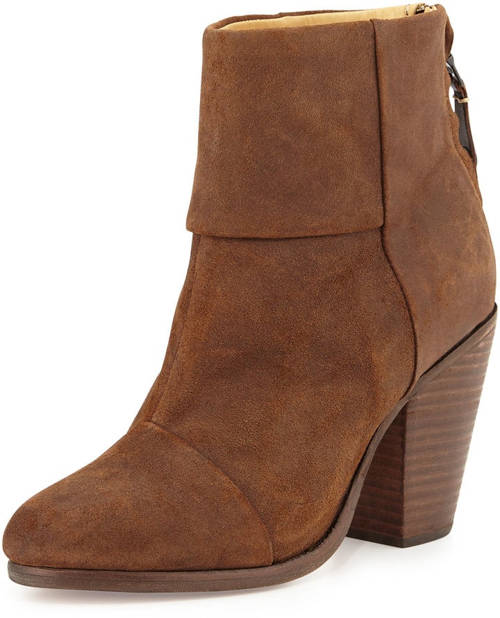 Rag & Bone Classic Newbury Leather Ankle Boot, Brown ($525)