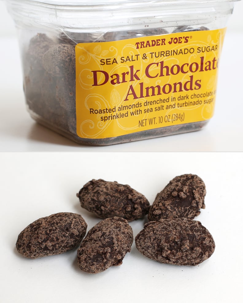 Sea Salt and Turbinado Sugar Dark Chocolate Almonds ($4)