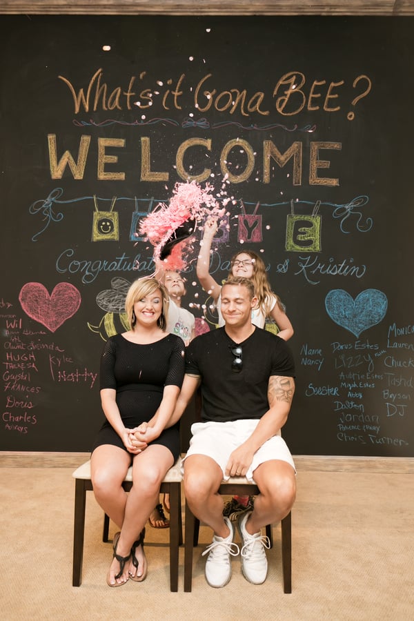 Baby Toddlers Kids Parenting No One Is More Surprised Or Excited At This Gender Reveal Party Than These Older Sisters Popsugar Family Photo 18
