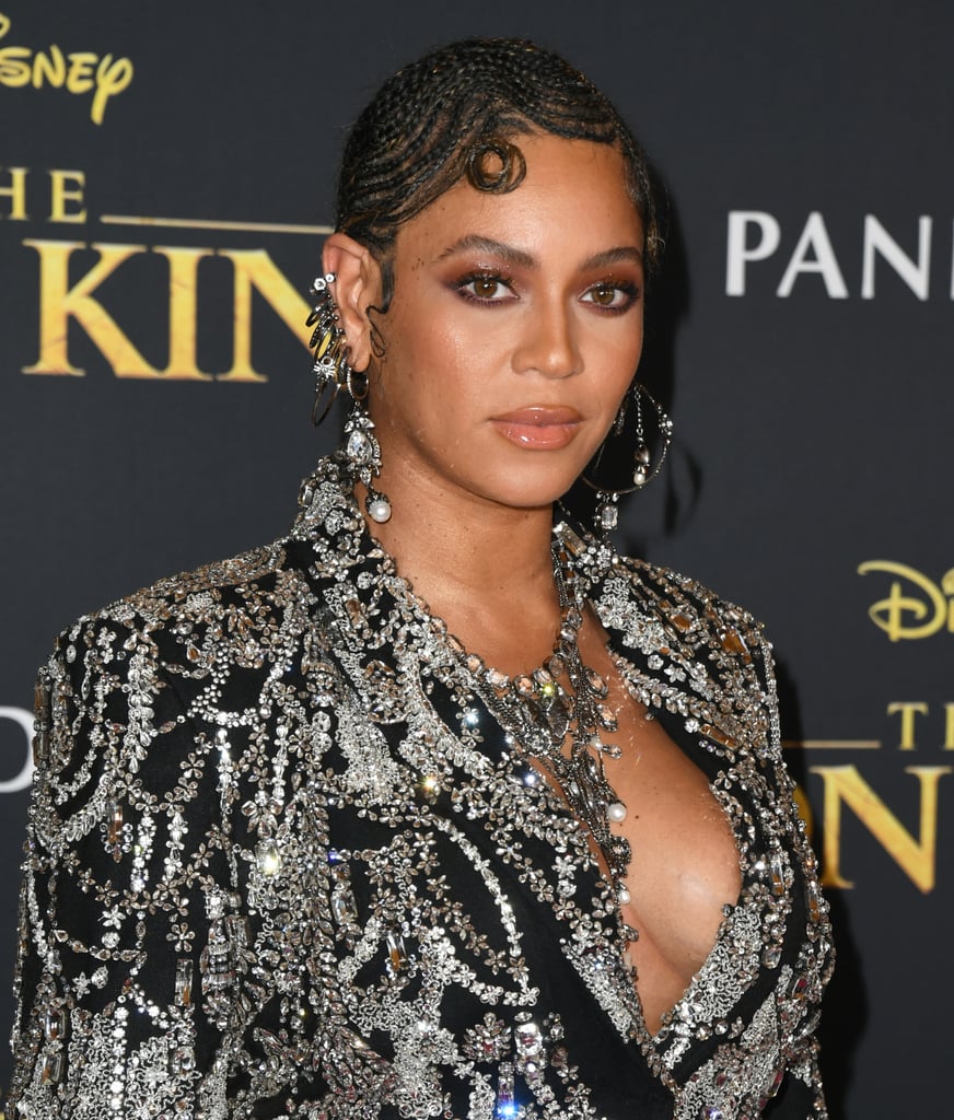 Beyoncé's Braided Finger Waves at The Lion King Premiere