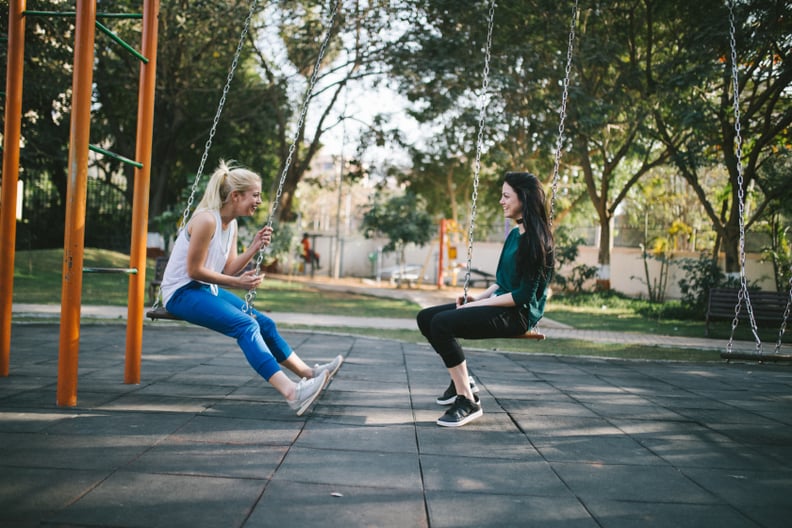 People-watch at a park.