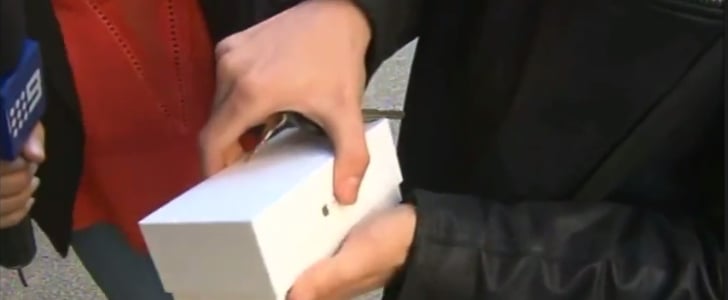 First Person to Buy iPhone Drops It