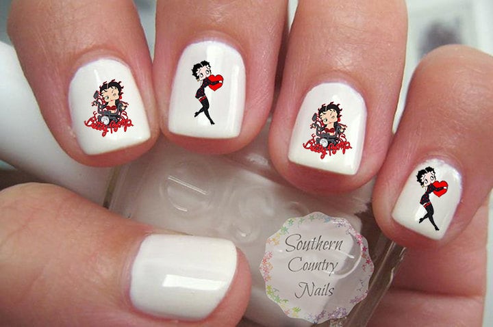 Betty Boop Nail Decals