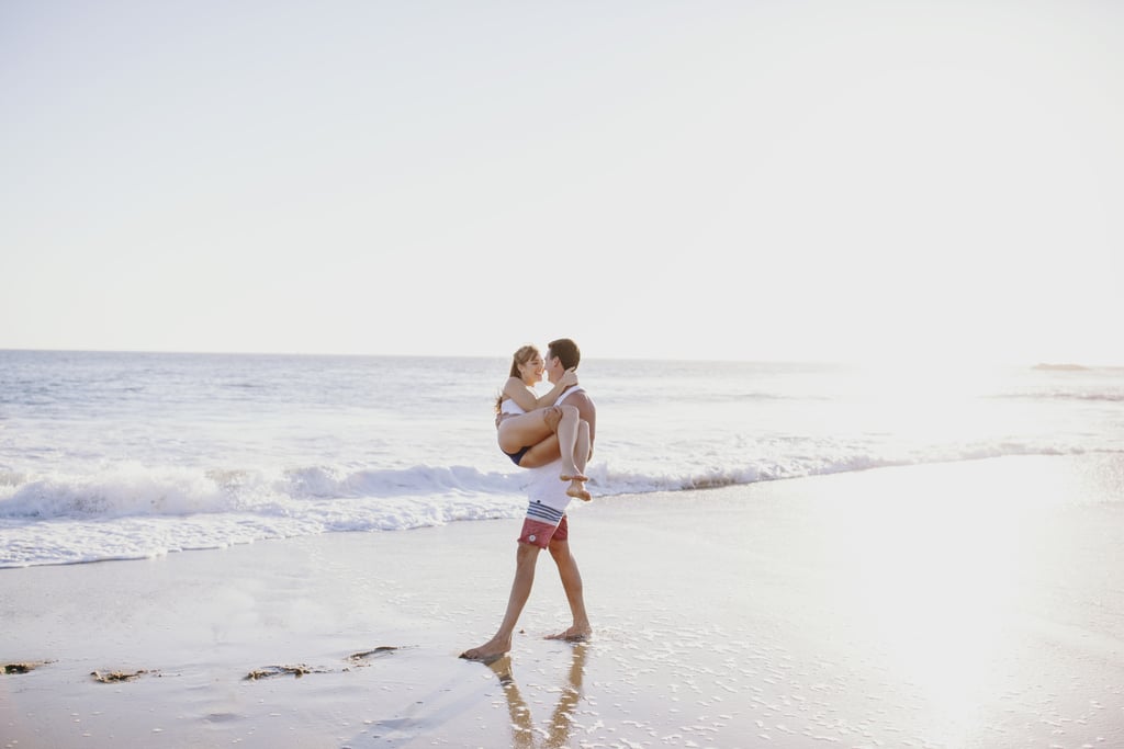 Casual Beach Engagement Shoot