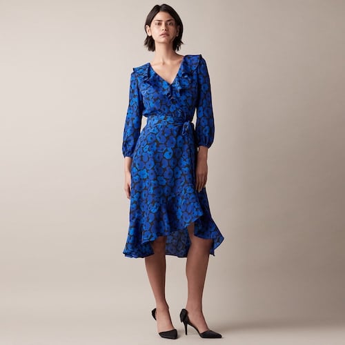 JW Jason Wu Printed High-Low Dress