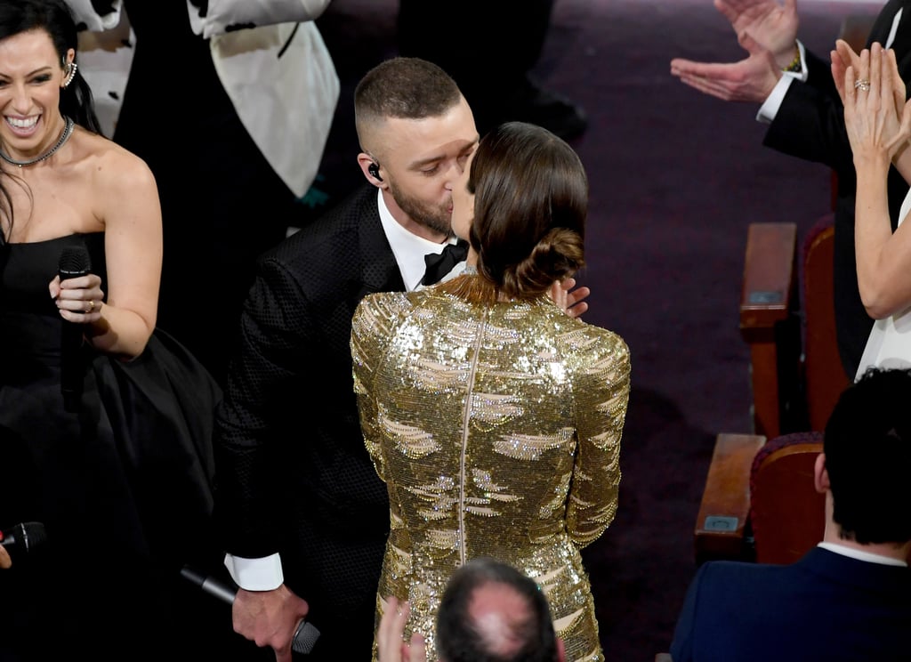 Justin Timberlake Dancing With Celebrities at 2017 Oscars