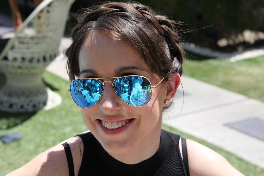 Mirrored Sunglasses at Coachella 2015
