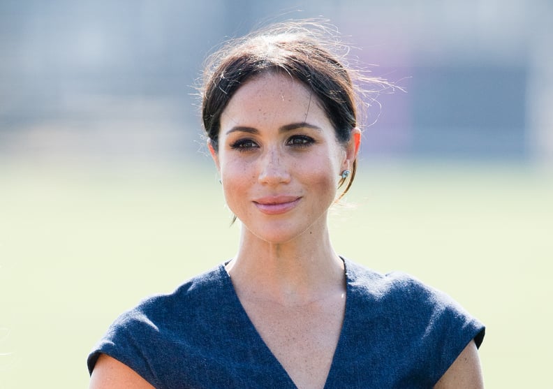 WINDSOR, ENGLAND - JULY 26:  Meghan, Duchess of Sussex attends the Sentebale Polo 2018 held at the Royal County of Berkshire Polo Club on July 26, 2018 in Windsor, England.  (Photo by Samir Hussein/Samir Hussein/WireImage)