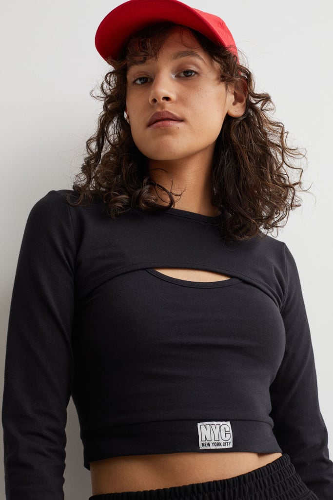 For Sporty Cool Vibes: Two-Part Crop Top