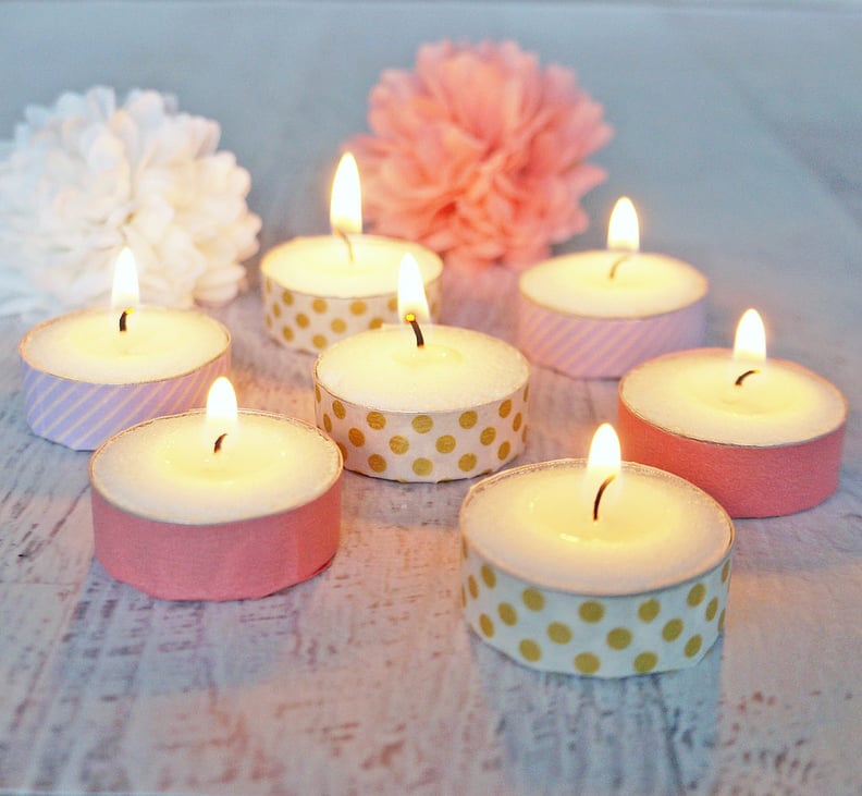 Washi-Tape Votives