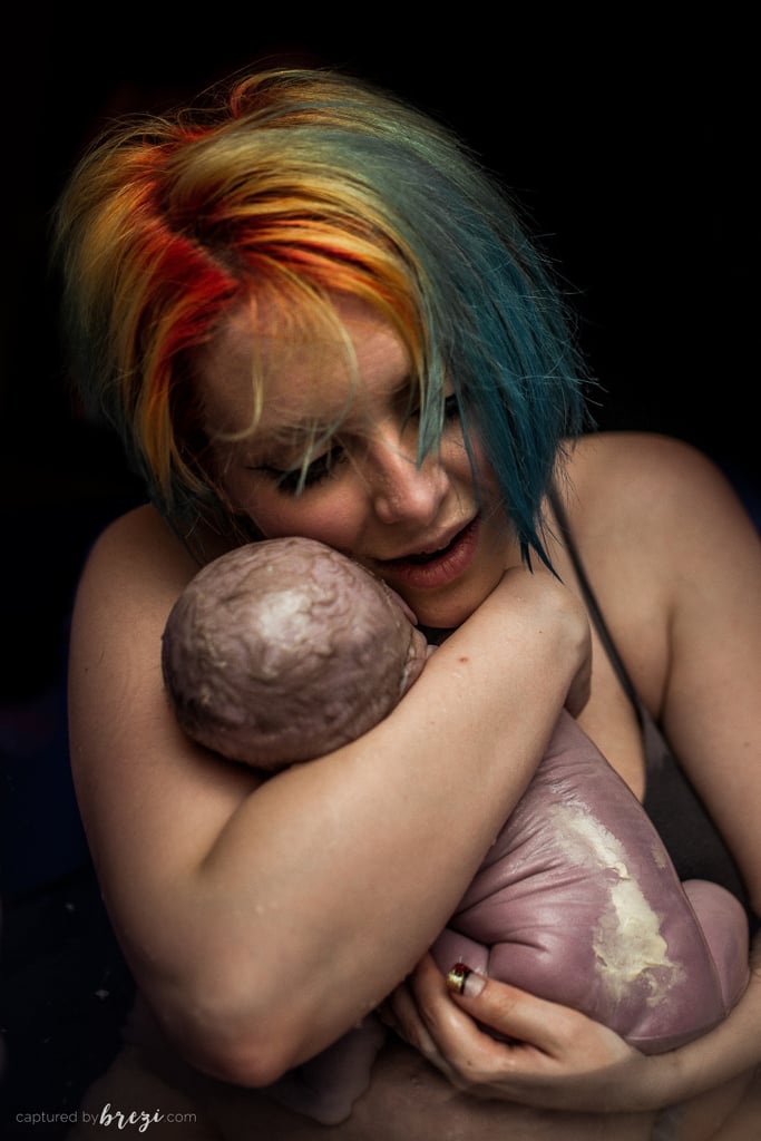 Baby Born En Caul and on Due Date
