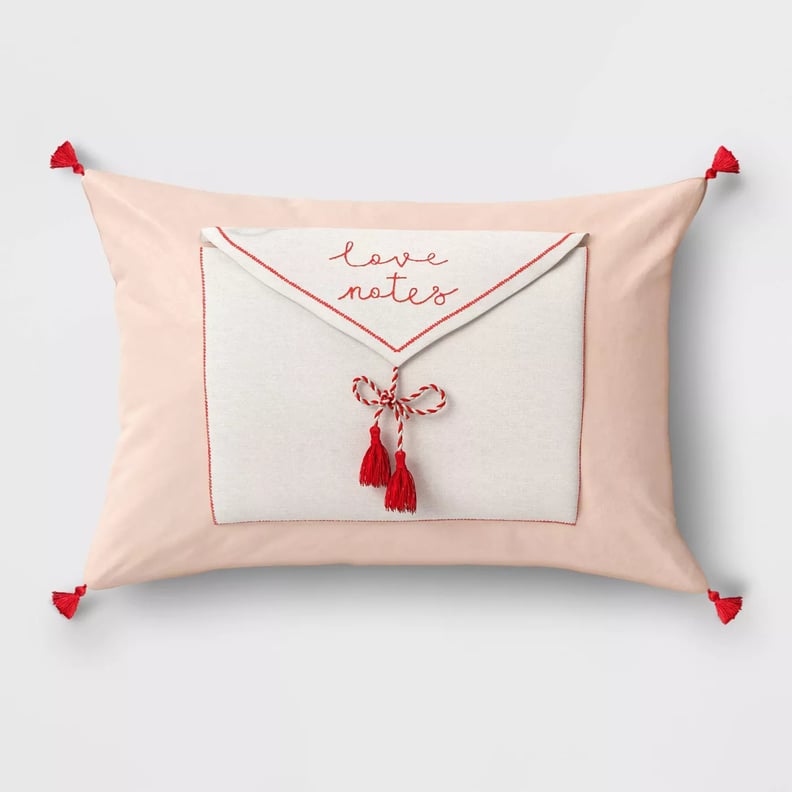 Lumbar Love Notes Valentine's Day Pillow