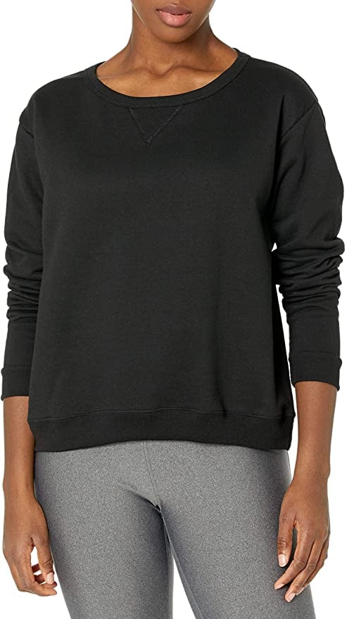 Hanes Women's V-Notch Pullover Fleece Sweatshirt