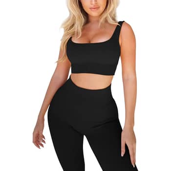 Friends Womans Cosplay Active Workout Outfits - Biker Short And Bra 2 Pc  Sets By Maxxim Friends Medium : Target