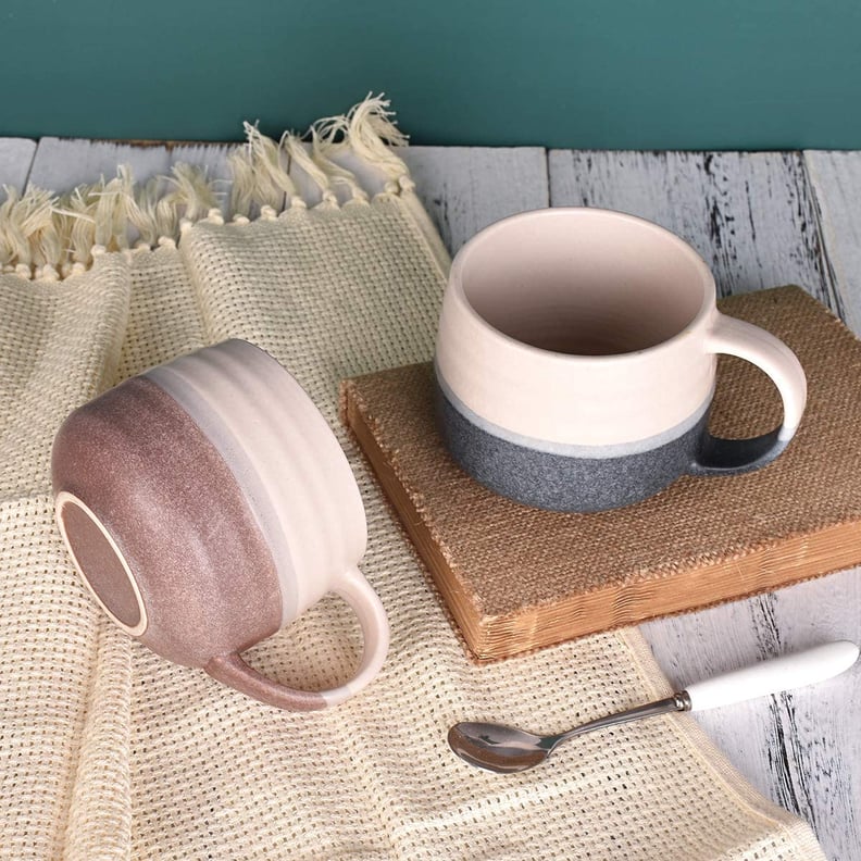Cozy Mugs: Bosmarlin Ceramic Latte Coffee Mug Set