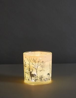 Marks & Spencer Winter Shimmer Glow Light Up Candle