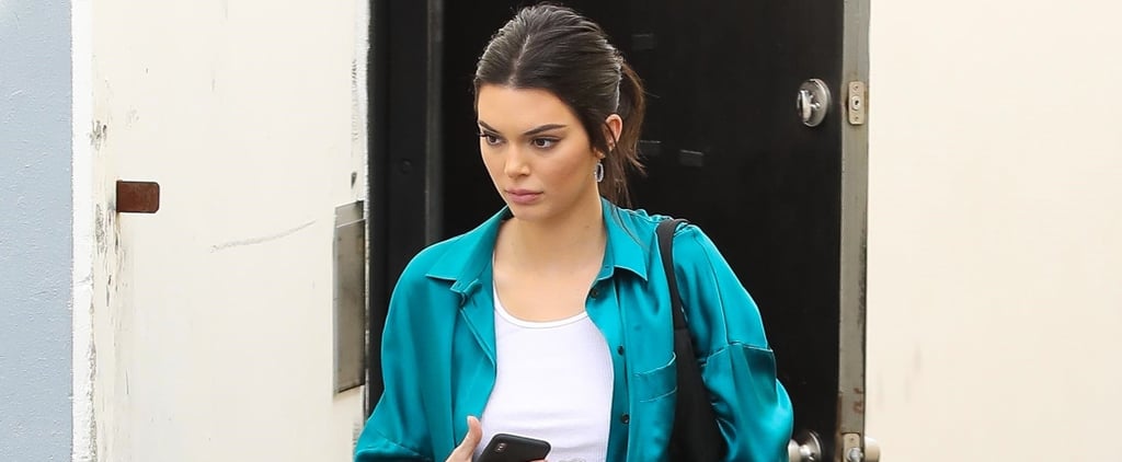 Kendall Jenner Wearing Baggy Jeans