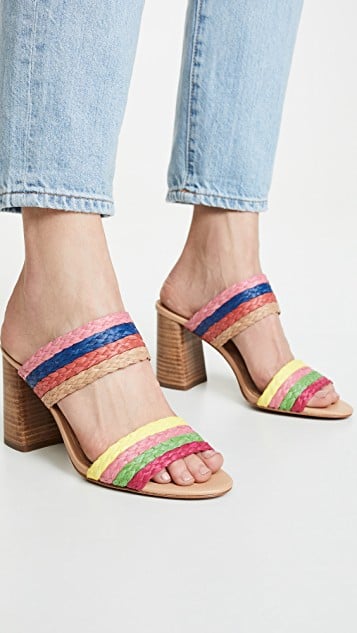 alice + olivia Leeda Double Strap Sandals