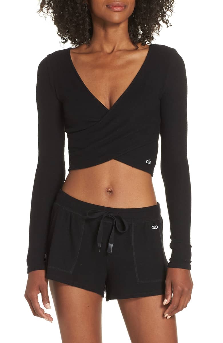 Alo Amelia Luxe Crop Top