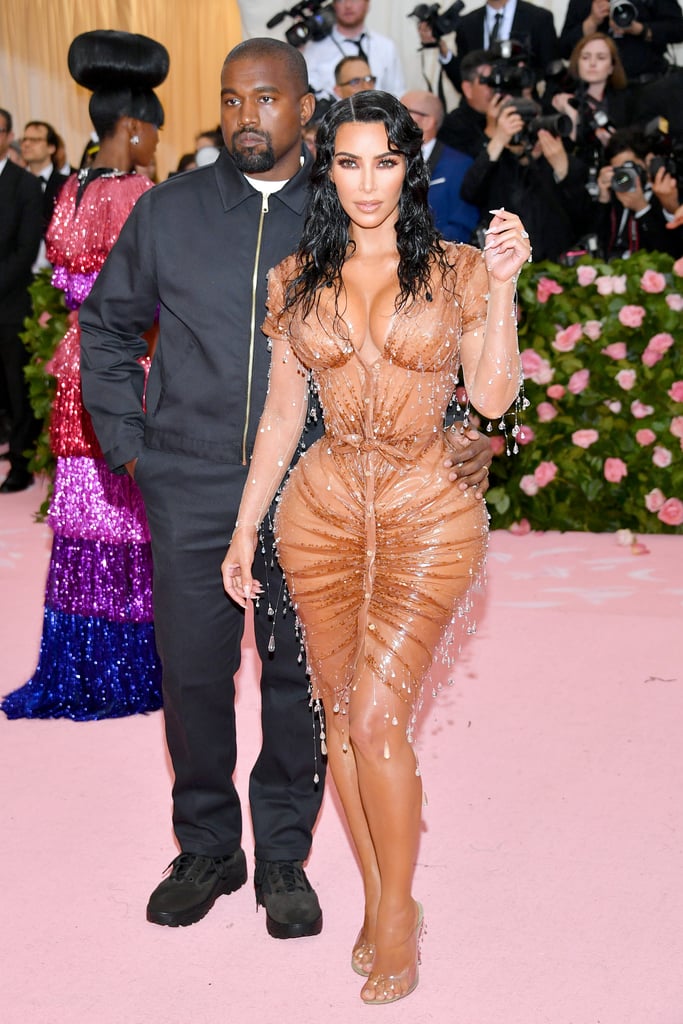 Kim Kardashian and Kanye West at the 2019 Met Gala